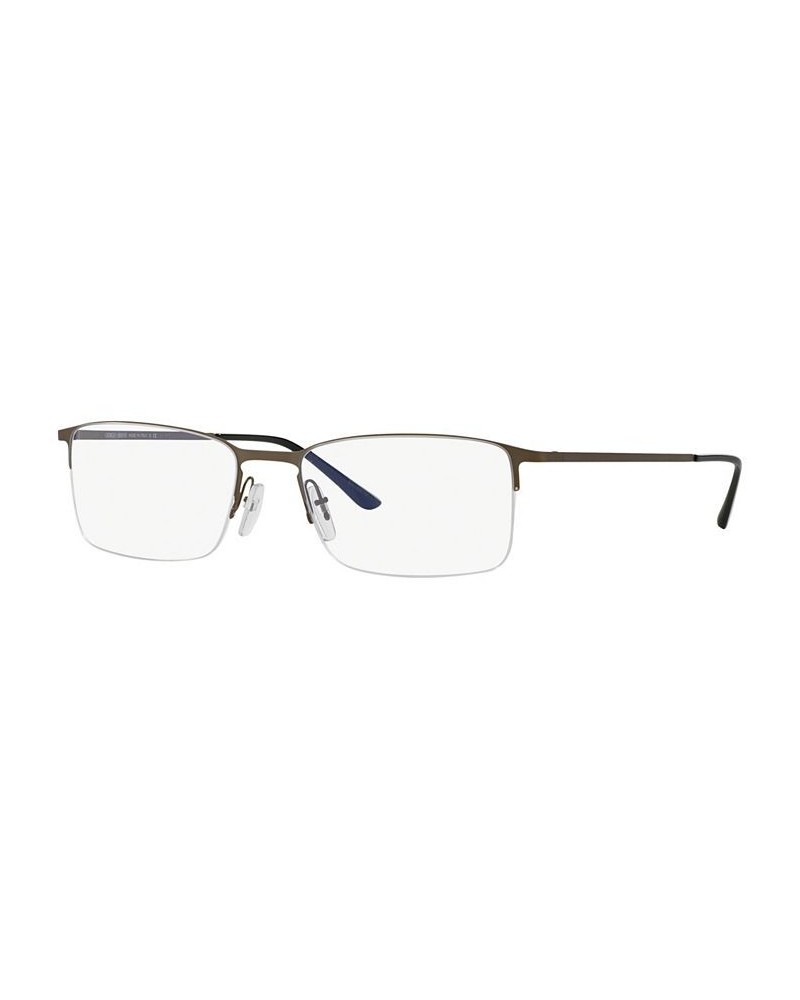 AR5010 Men's Rectangle Eyeglasses Matte Blk $60.99 Mens