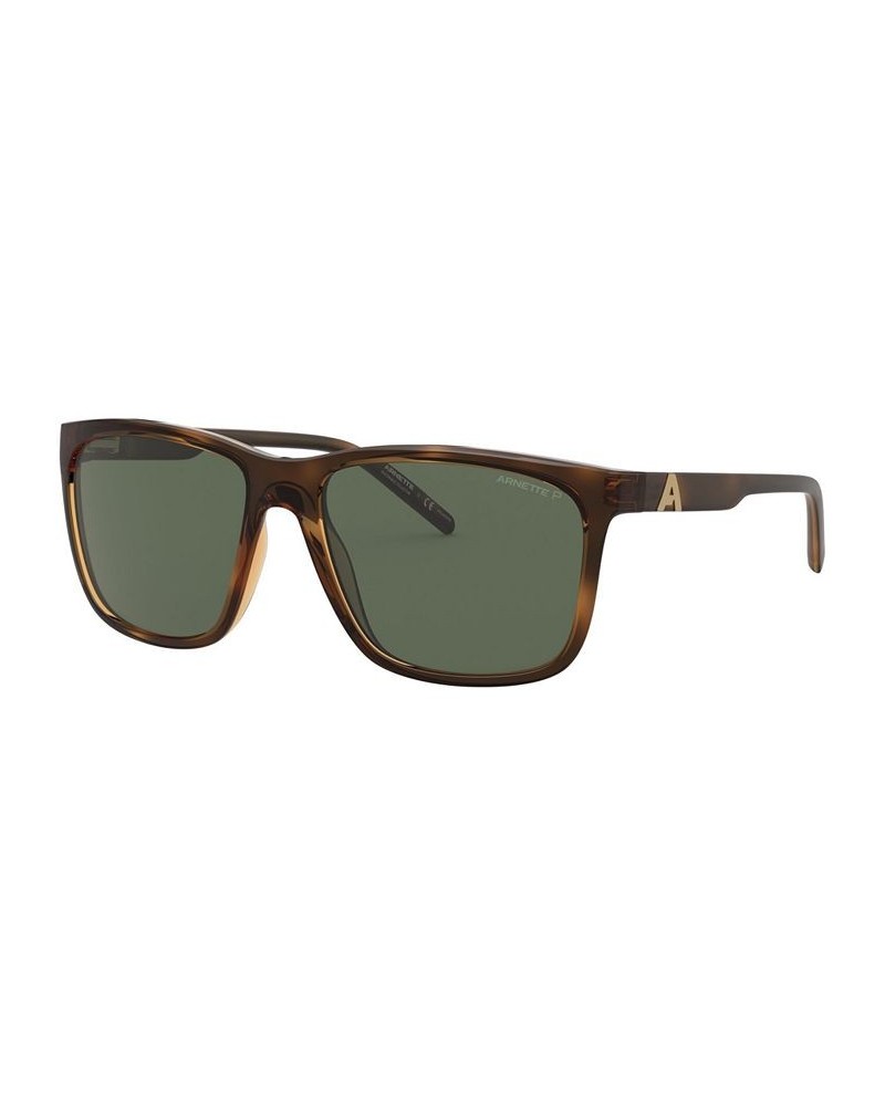 Men's Polarized Sunglasses AN4272 HAVANA/POLAR GREEN $11.84 Mens