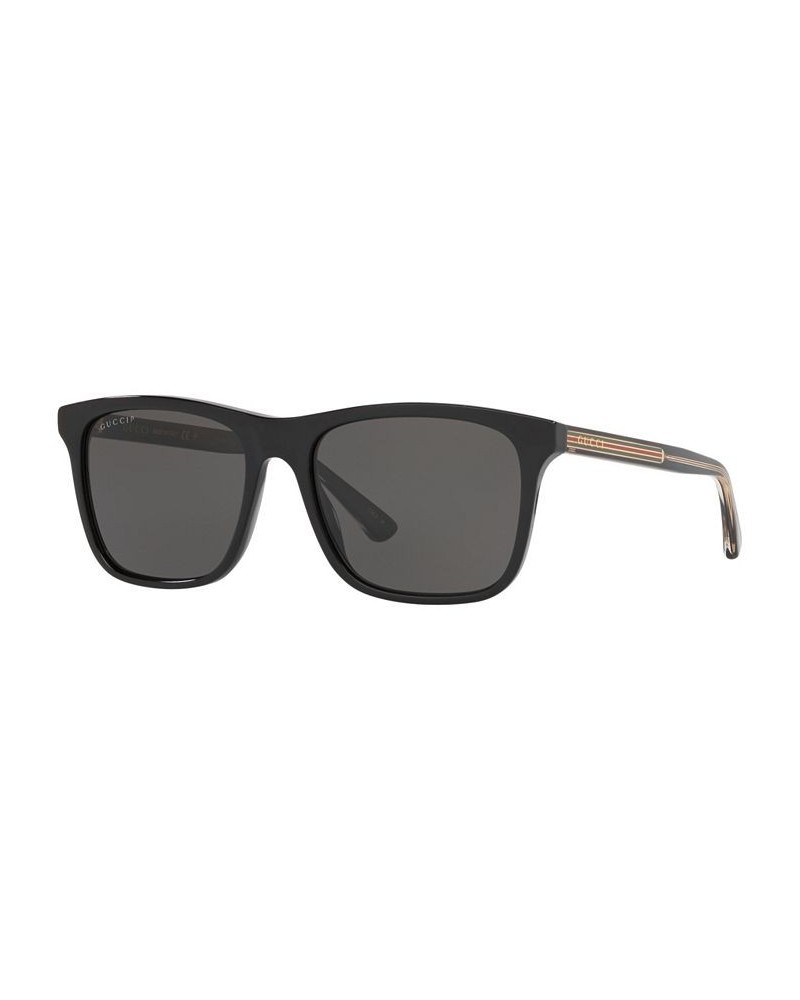 Men's Polarized Sunglasses GG0381SN 57 Black $139.20 Mens