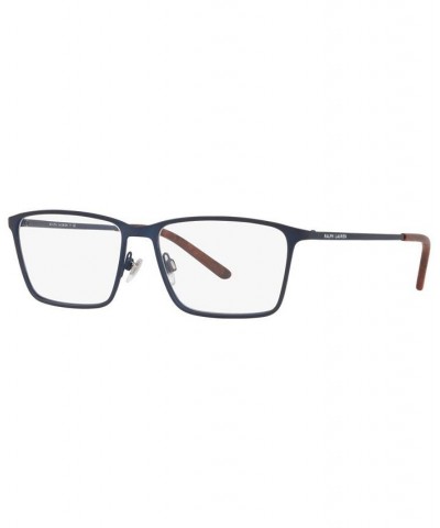 RL5103 Men's Rectangle Eyeglasses Blue $64.26 Mens