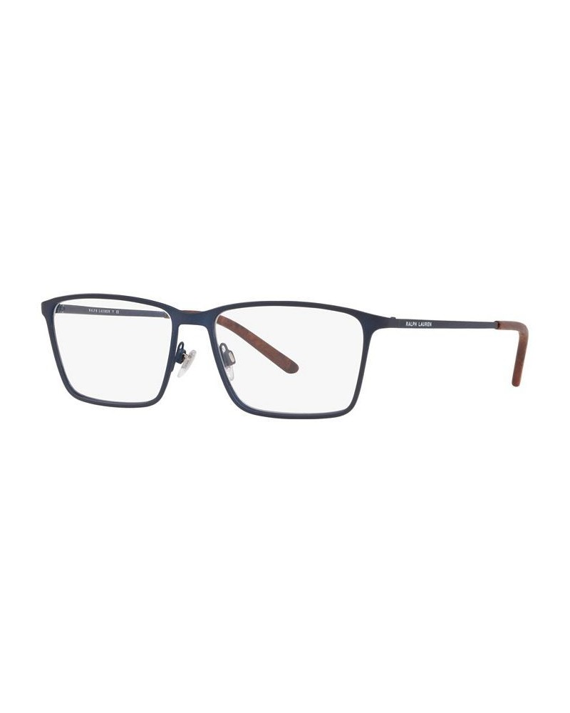 RL5103 Men's Rectangle Eyeglasses Blue $64.26 Mens