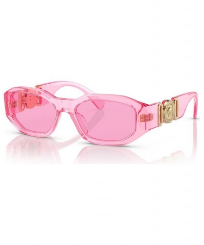 Kids Biggie Sunglasses VK4429U48-X Transparent Pink $36.60 Kids