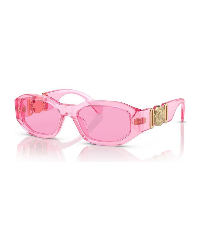 Kids Biggie Sunglasses VK4429U48-X Transparent Pink $36.60 Kids