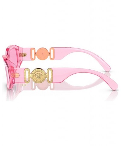 Kids Biggie Sunglasses VK4429U48-X Transparent Pink $36.60 Kids