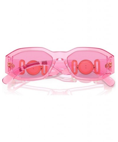 Kids Biggie Sunglasses VK4429U48-X Transparent Pink $36.60 Kids