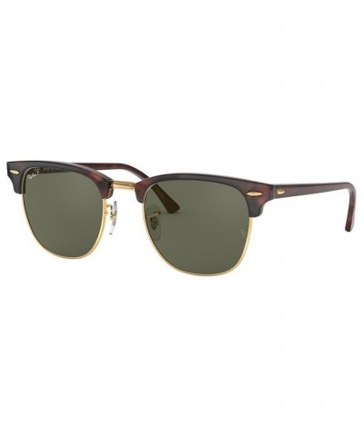 Unisex Polarized Low Bridge Fit Sunglasses RB3016F CLUBMASTER CLASSIC 55 Tortoise $51.12 Unisex