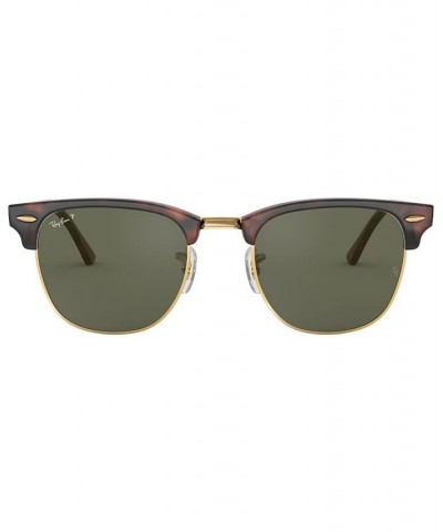 Unisex Polarized Low Bridge Fit Sunglasses RB3016F CLUBMASTER CLASSIC 55 Tortoise $51.12 Unisex