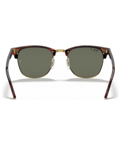 Unisex Polarized Low Bridge Fit Sunglasses RB3016F CLUBMASTER CLASSIC 55 Tortoise $51.12 Unisex