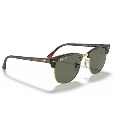 Unisex Polarized Low Bridge Fit Sunglasses RB3016F CLUBMASTER CLASSIC 55 Tortoise $51.12 Unisex