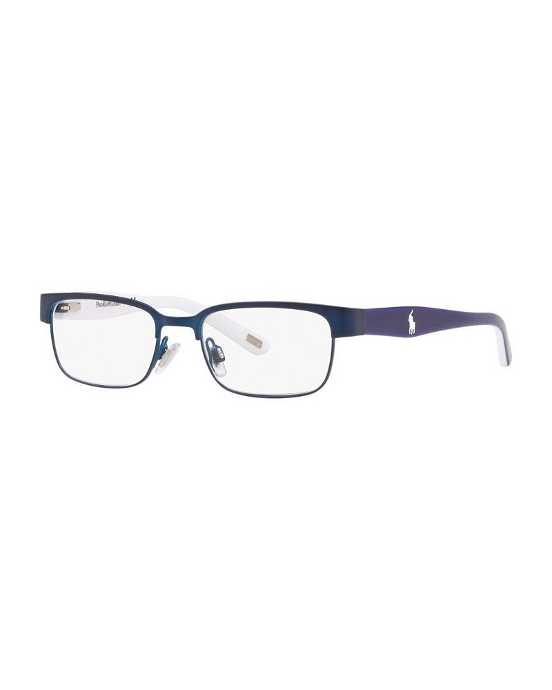 Polo Prep PP8036 Unisex Rectangle Eyeglasses Matte Blac $23.46 Unisex