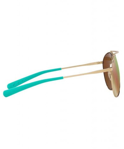 Unisex Polarized Sunglasses 6S000246 GOLD/GREEN MIR POL $35.84 Unisex