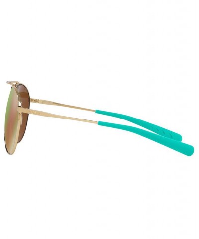 Unisex Polarized Sunglasses 6S000246 GOLD/GREEN MIR POL $35.84 Unisex