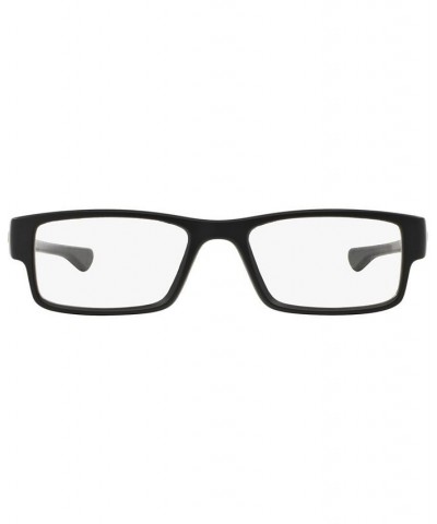 OX8046 Airdrop Men's Rectangle Eyeglasses Black $37.24 Mens