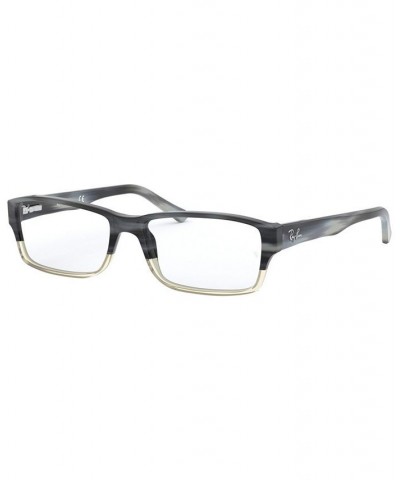 RX5169 Unisex Rectangle Eyeglasses Blue $37.59 Unisex