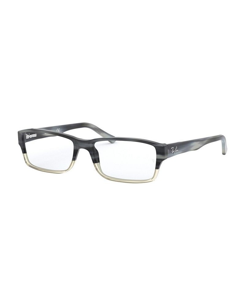 RX5169 Unisex Rectangle Eyeglasses Blue $37.59 Unisex