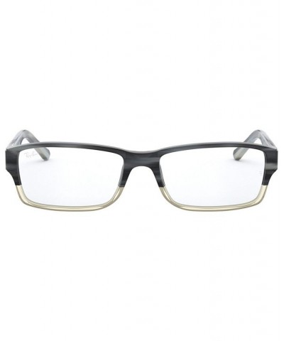 RX5169 Unisex Rectangle Eyeglasses Blue $37.59 Unisex