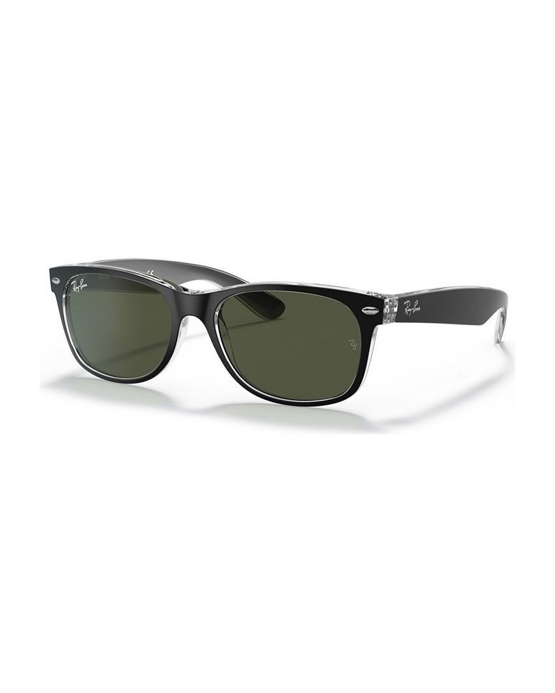 Sunglasses RB2132 NEW WAYFARER COLOR MIX BLACK MATTE/GREEN $15.10 Unisex