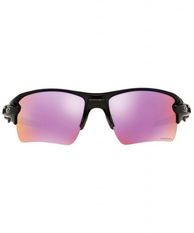 FLAK 2.0 XL PRIZM GOLF Sunglasses OO9188 BLACK SHINY/PURPLE LIGHT $35.91 Unisex