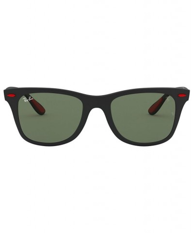 Scuderia Ferrari Collection 52 Men's Low Bridge Fit Sunglasses Matte Black $60.72 Mens