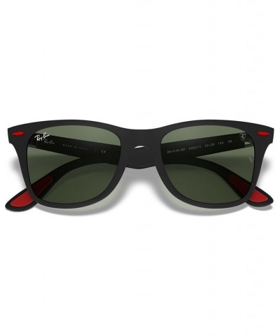 Scuderia Ferrari Collection 52 Men's Low Bridge Fit Sunglasses Matte Black $60.72 Mens