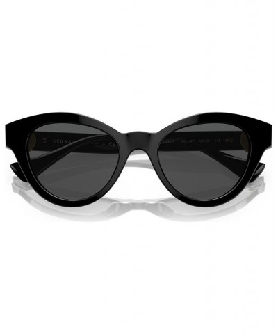 Women's Low Bridge Fit Sunglasses VE4435F52-X Purple $81.20 Womens