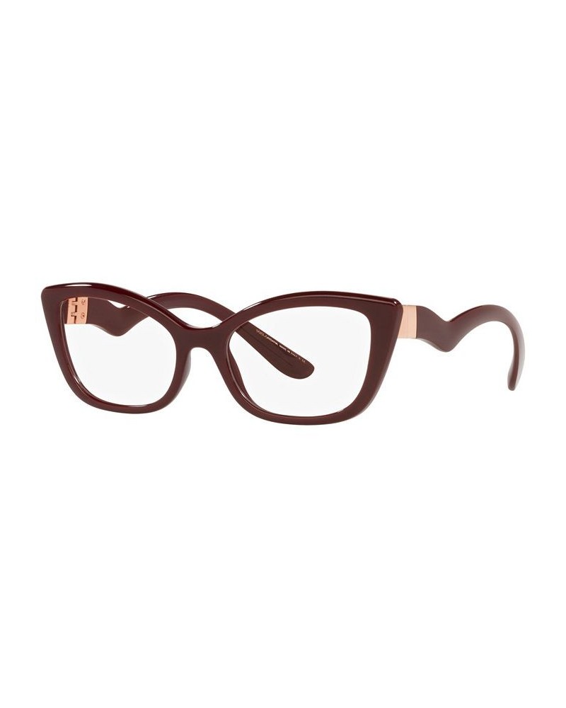 DG5078 Women's Cat Eye Eyeglasses Bordeaux $76.72 Womens