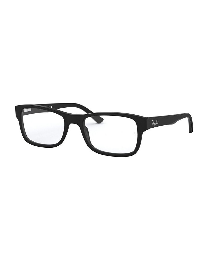 RX5268 Unisex Rectangle Eyeglasses Matte Blac $20.02 Unisex