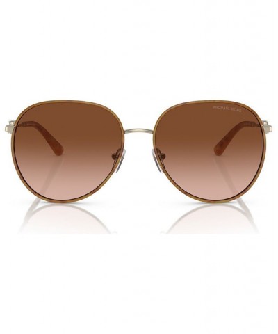 Women's Sunglasses Empire Light Gold-Tone Amber Tortoise $38.43 Womens