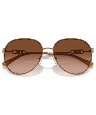 Women's Sunglasses Empire Light Gold-Tone Amber Tortoise $38.43 Womens