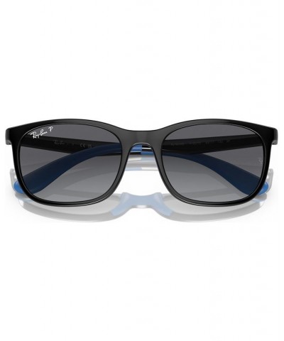 Kids Polarized Sunglasses RJ9076S49-YP Black on Rubber Blue $13.09 Kids