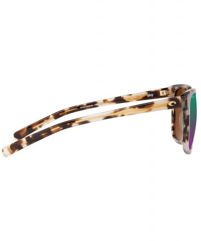 Polarized Sunglasses CDM MAY 57 TORTOISE/GREEN MIR POL $31.44 Unisex