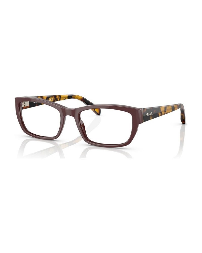 Women's Rectangle Eyeglasses PR 18OV54-O Etruscan $55.86 Womens