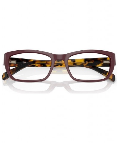 Women's Rectangle Eyeglasses PR 18OV54-O Etruscan $55.86 Womens