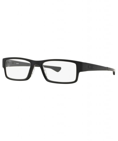 OX8046 Airdrop Men's Rectangle Eyeglasses Black $39.20 Mens