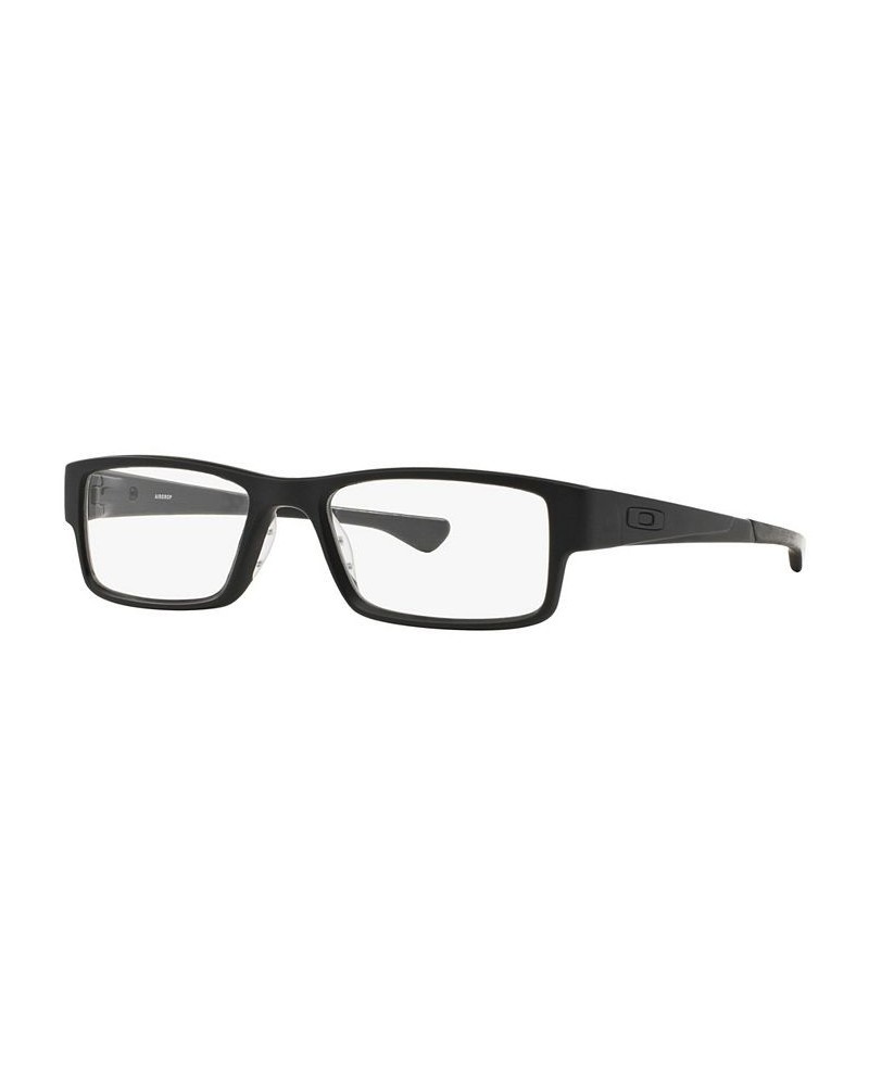 OX8046 Airdrop Men's Rectangle Eyeglasses Black $39.20 Mens