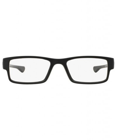 OX8046 Airdrop Men's Rectangle Eyeglasses Black $39.20 Mens