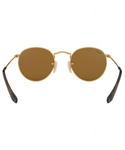 Sunglasses RB3447N ROUND FLAT LENSES GOLD SHINY/COPPER MIRROR $18.80 Unisex