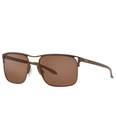 Men's Polarized Sunglasses OO6048 Holbrook TI 57 Satin Black $48.80 Mens