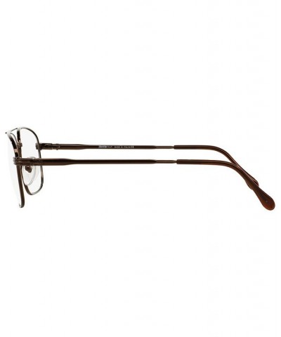 SF2152 Men's Square Eyeglasses Dark Brown $20.55 Mens