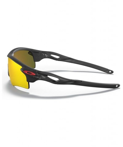 Men's Low Bridge Fit Sunglasses OO9206 RadarLock Path 38 Black 2 $66.90 Mens