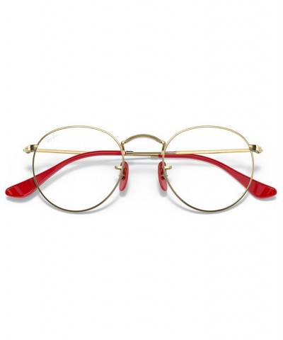 Scuderia Ferrari RX3447VM Unisex Round Eyeglasses Silver-Tone $30.24 Unisex