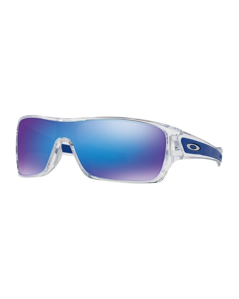 Turbine Rotor Sunglasses OO9307 CLEAR/BLUE MIRROR $30.43 Unisex