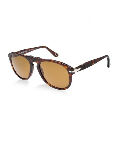 Polarized Sunglasses PO0649 Brown/Brown $77.97 Unisex
