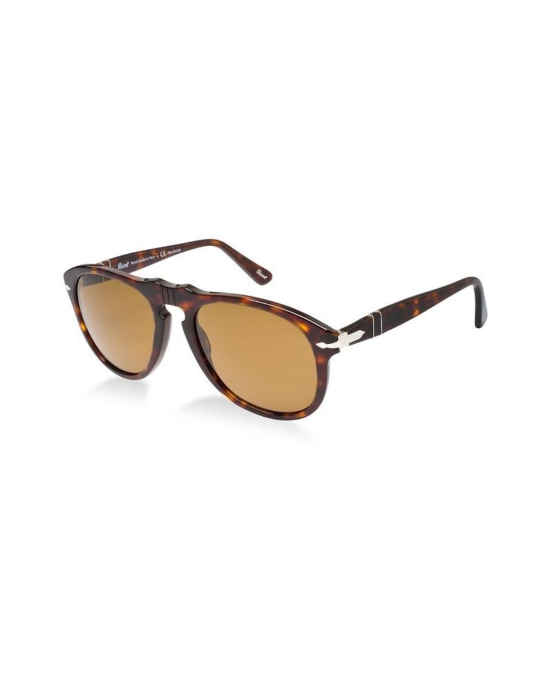 Polarized Sunglasses PO0649 Brown/Brown $77.97 Unisex