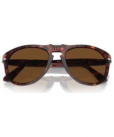 Polarized Sunglasses PO0649 Brown/Brown $77.97 Unisex