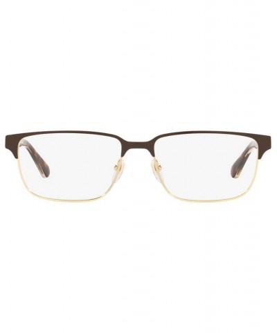 GC001613 Men's Rectangle Eyeglasses Gold Tone $103.50 Mens