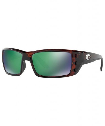 Polarized Sunglasses PERMIT 62 TORTOISE/GREEN MIRROR $51.87 Unisex