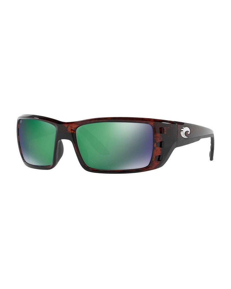 Polarized Sunglasses PERMIT 62 TORTOISE/GREEN MIRROR $51.87 Unisex