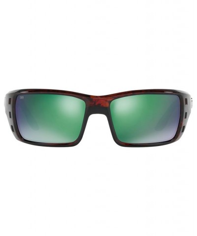 Polarized Sunglasses PERMIT 62 TORTOISE/GREEN MIRROR $51.87 Unisex