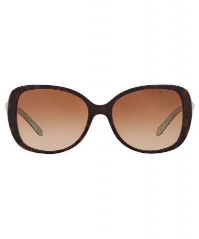 Sunglasses TF4121B 55 HAVANA/BLUE/BROWN GRADIENT $105.36 Unisex